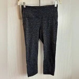 Black Patterned Leggings